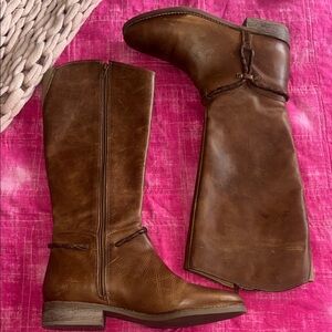 Lariat Brown Leather Boots